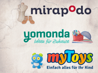 Mirapodo, MyToys, Yomondа | одежда, обувь, игрушки, товары для дома из Германии
